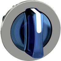 Schneider Electric ZB4FK1763 ZB4FK1763 Plat, Terugstelbaar (Ø) 30.5 mm Chroom, Blauw 1 stuk(s)