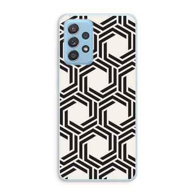 Geometrisch patroon: Samsung Galaxy A73 Transparant Hoesje