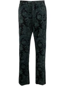 ETRO pantalon en velours côtelé - Vert