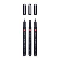 Talens • pigment fineliner set medium, 3 stuks