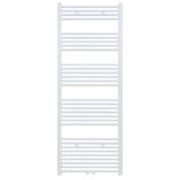 Handdoekradiator Belrad | 180x60 cm | Midden aansluiting | 828 watt | Wit geborsteld