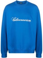 Undercoverism pull à logo imprimé - Bleu