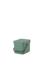 Brabantia Sort & Go afvalemmer 6 liter fir green