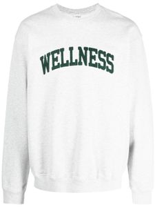Sporty & Rich sweat à imprimé Wellness - Gris