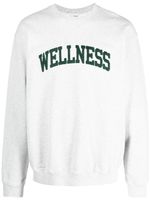 Sporty & Rich sweat à imprimé Wellness - Gris