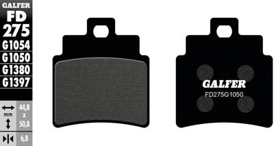 GALFER Brake pad fd275 g1050 organic scooter