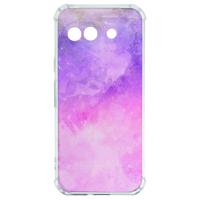 Google Pixel 9a Hoesje - Pink Purple Paint TPU Antishock