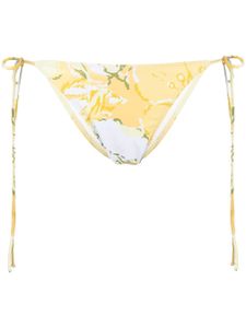 Faithfull the Brand bas de bikini Nomi à fleurs - Jaune