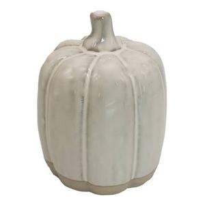 Clayre & Eef Decoratie Pompoen 12 cm Beige Porselein