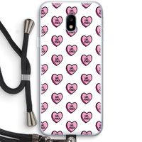 GIRL POWER: Samsung Galaxy J3 (2017) Transparant Hoesje met koord