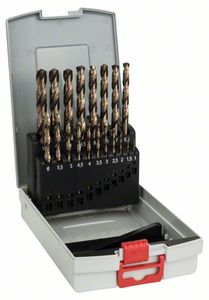 Bosch Accessoires 19-delige ProBox metaalborenset HSS-Co, DIN 338 (kobaltlegering) 110 mm 19st - 2608587014
