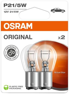 OSRAM Bl.brakel.12v 21/5w sb socket ba 15d