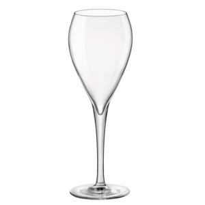 Bormioli Champagneglazen - 6x stuks - transparant - glas - 150 ml - luxe flutes op voet