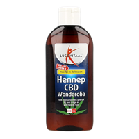 Lucovitaal Hennep CBD huidwonder olie 200 Milliliter