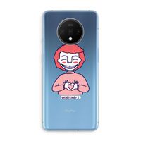 Hartje: OnePlus 7T Transparant Hoesje