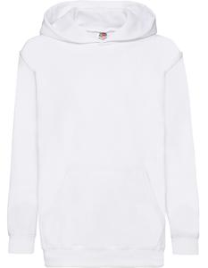 Fruit Of The Loom F421NK Kids´ Classic Hooded Sweat - White - 116