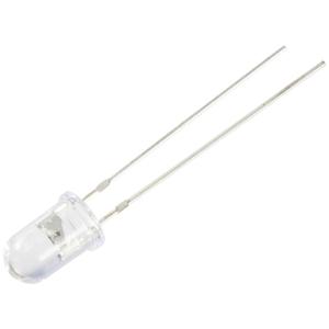 TRU COMPONENTS Bedrade LED Groen Rond 5 mm 5800 mcd 30 ° 7.5 mA 3 V, 13 V