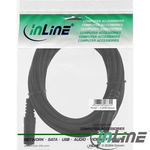 InLine 99933 audio kabel 3 m 3.5mm Zwart