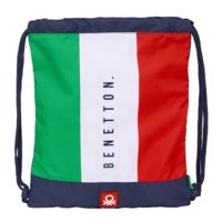 Rugtas met Koordjes Benetton Flag Marineblauw 35 x 40 x 1 cm