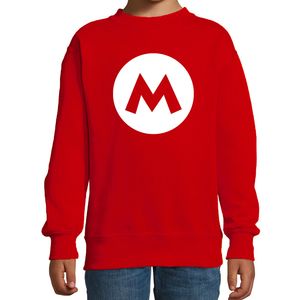 Mario loodgieter sweater rood voor kids