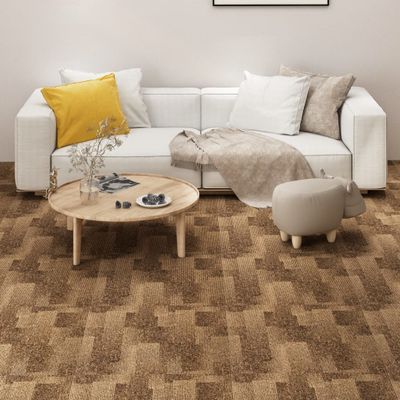 VidaXL Tapijttegels 20 st 5 m² bruin