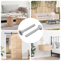 Bout 2 pcs Verzinkt 5 x 40 mm IJzer