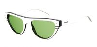 Polaroid zonnebril 6087 0XR/UC dames ivoor met groene lens - thumbnail