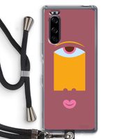 Mono V: Sony Xperia 5 Transparant Hoesje met koord