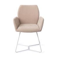 Jesper Home Misaki eetkamerstoel Sand Strand beehive white