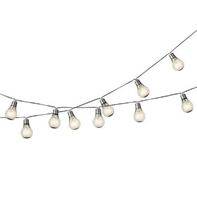 2x stuks solar lichtbolletjes tuinverlichting/feestverlichting met knipperend effect 4.5m