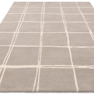 Easy Living - Vloerkleed Albany Grid Silver Rug -