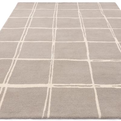 Easy Living - Vloerkleed Albany Grid Silver Rug -