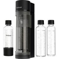 Sodapop Soda-maker Wassersprudler Zwart Incl. 2 glazen flessen, Incl. 1 PET-fles