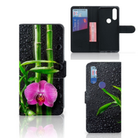 Motorola One Macro Hoesje Orchidee - thumbnail