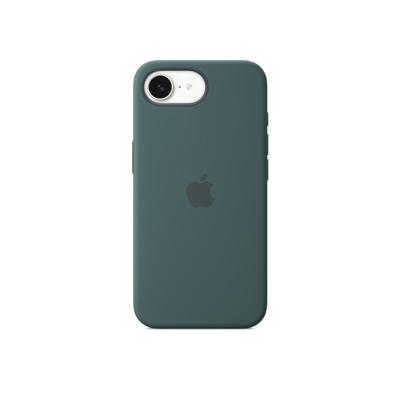 Apple iPhone 16e Silicone Case Telefoonhoesje Groen