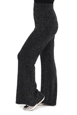 black flared pants
