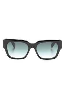 Chloé Eyewear logo-print rectangle-frame sunglasses - Noir