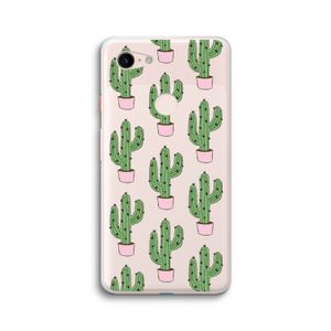 Cactus Lover: Google Pixel 3 XL Transparant Hoesje