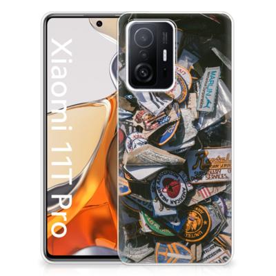 Xiaomi 11T | 11T Pro | Siliconen hoesje | met foto Badges