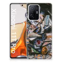Xiaomi 11T | 11T Pro | Siliconen hoesje | met foto Badges