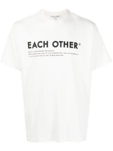 Each X Other t-shirt en coton à logo imprimé - Tons neutres