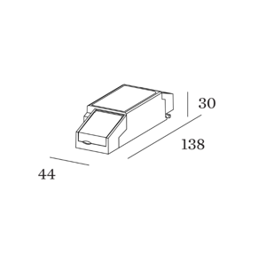 Wever & Ducre - Driver 500mA 20W 26-38V Phase Cut Dim