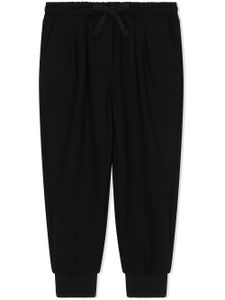 Dolce & Gabbana Kids pantalon de jogging à logo imprimé - Noir