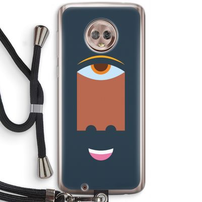 Mono M: Motorola Moto G6 Transparant Hoesje met koord
