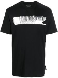 Plein Sport t-shirt SS Silver Brush en coton - Noir