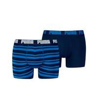 Puma Boxershorts Everyday Heritage Stripe 2-pack True Blue Combo-XL