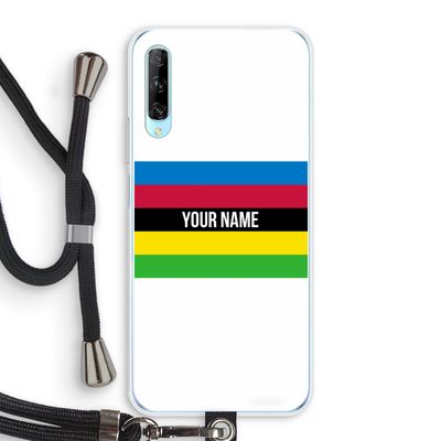WK Wielrennen: Huawei P Smart Pro Transparant Hoesje met koord