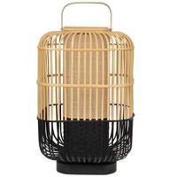 Forestier Bamboo square tafellamp large black