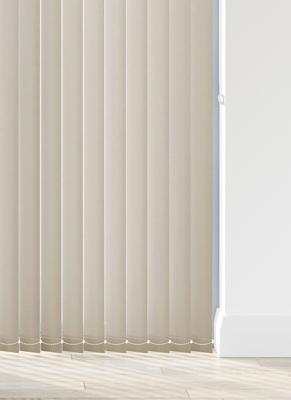 Verticale lamellen - Splash schelp wit