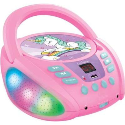 Unicorn Bluetooth draagbare cd-speler met lichteffecten en USB